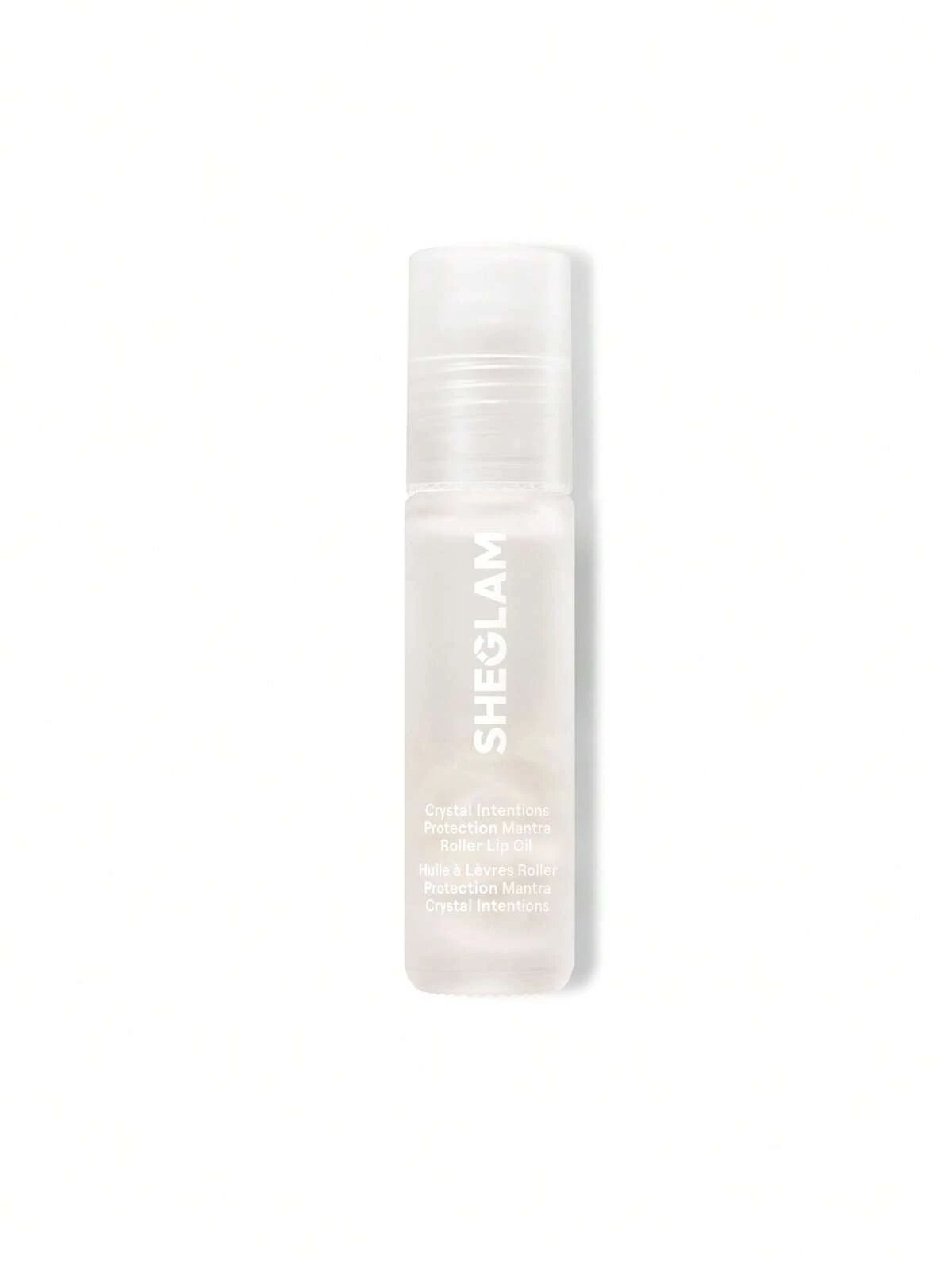 Crystal Intentions Protection Mantra Roller Lip Oil-Clear Quartz