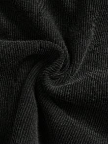 Slaydiva Plus Size Women's Solid Color Square Neck Tank Top With Washed Padded Chest - Black - View 6