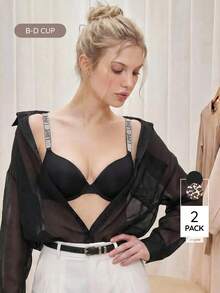 Bralution 2 chiếc áo ngực thời trang in họa tiết da báo cho nữ, áo in họa tiết da báo - Nhiều màu - Xem 10