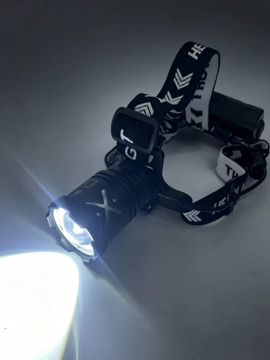 LED Powerful Headlamp Super Bright Camping Head Flashlight Rechargeable Led Headlight  Use Hunting - various - View 1