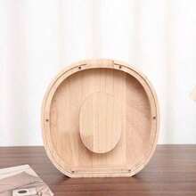Hucha de madera con letra grande, hucha de dinero con inicial, hucha divertida como regalo para cumpleaños, Navidad, festivales - Multicolor - Ver 29
