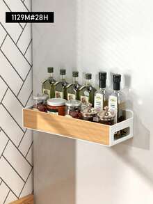 Magnetic Spice Rack For Refrigerators, Magnetic Spice Rack For Kitchen Storage, Multi-Functional Kitchen Organizer Rack That Requires No Drilling, Space-Saving Home Storage, Home Decor. - White - View 6
