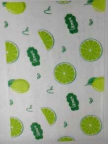 4pcs Waterproof Refrigerator Mats - Moisture-Proof, Anti-Slip, Washable And Reusable. Made Of EVA Material With A Novel Lemon Pattern. Suitable For Refrigerator And Kitchen Decor, Door Mats, Personalized Gifts, Kitchen Essentials - color - View 3