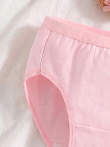 SHEIN 5件組女童幼兒可愛卡通滿版印花動物織帶腰頭三角內褲 彩色熊款 夏季秋季 - 彩色 - 查看 4