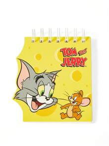 TOM & JERRY X SHEIN 可愛螺旋筆記本，易於攜帶，60頁 - 貓和老鼠異形線圈本 - 查看 5