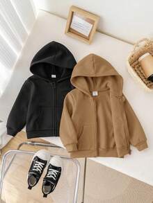 SHEIN 兒童 2件組小男孩秋冬夾克外套 - 彩色 - 查看 6