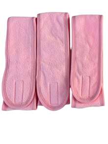 3Pcs Adjustable Women's Spa Facial Headband, Shower & Makeup Hair Tie Suitable For …Washing Face, Soft Towel & Hair Styling Accessory Accessories - Multicolor - View 14