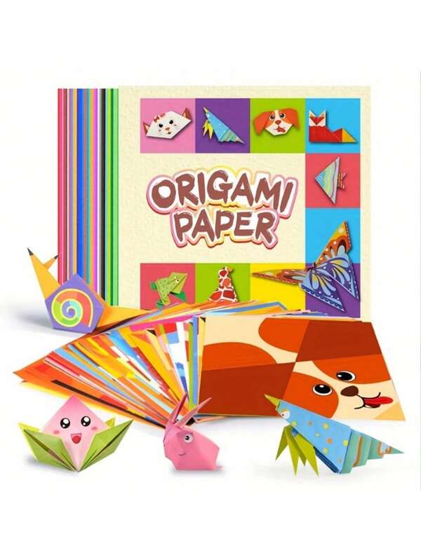 MINKOJA 108 pièces Ensemble d'artisanat origami - 54 designs uniques, convient pour l'artisanat DIY et les activités éducatives, améliore la concentration, parfait pour les projets de classe et les cadeaux de fête, cadeau d'anniversaire idéal pour les enfants et les adultes
