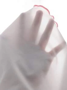 少女可愛蝴蝶結印花細肩帶上衣與短褲家居服套裝 - 粉色 - 查看 7