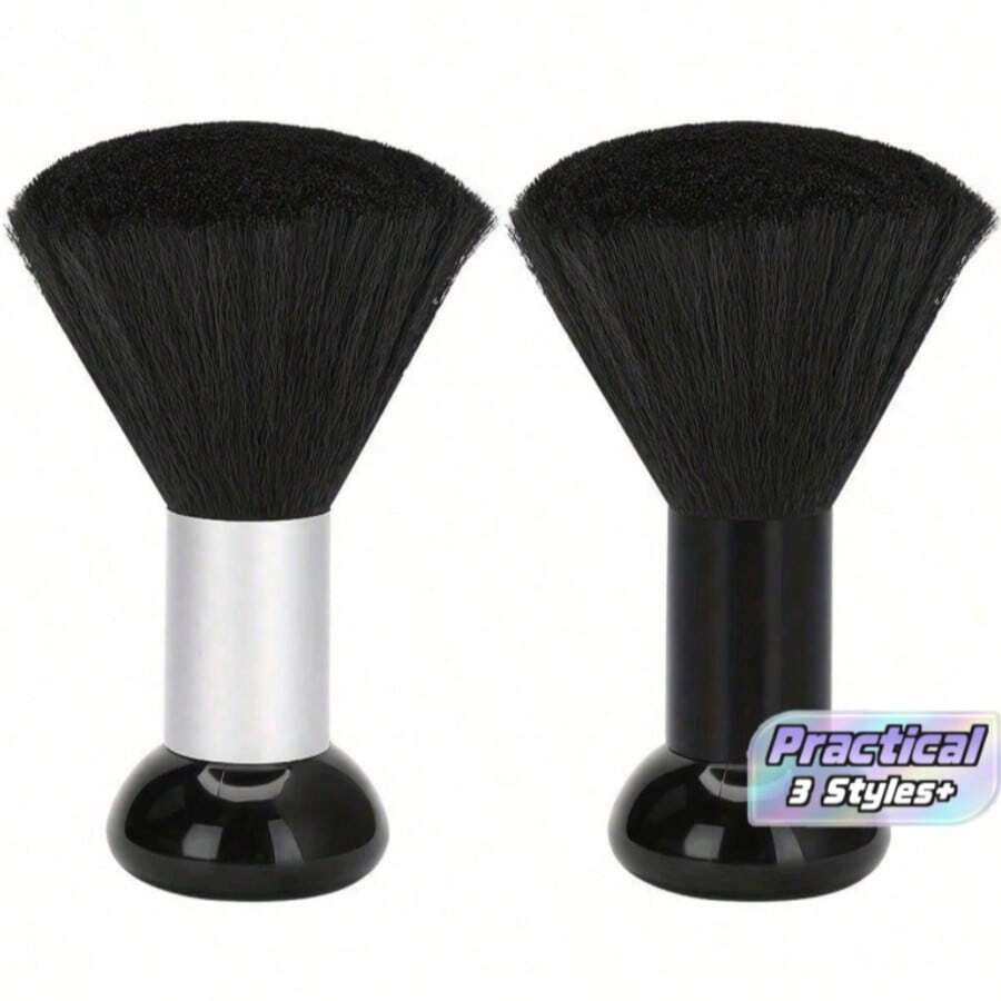 1/2/5pcs/Set Professional Salon Hair Brushes, Including Broom, Hairdressing Tools, Thinning Comb, Soft Fiber Brush, Suitable For Haircut And Cleaning - Multicolor - View 1