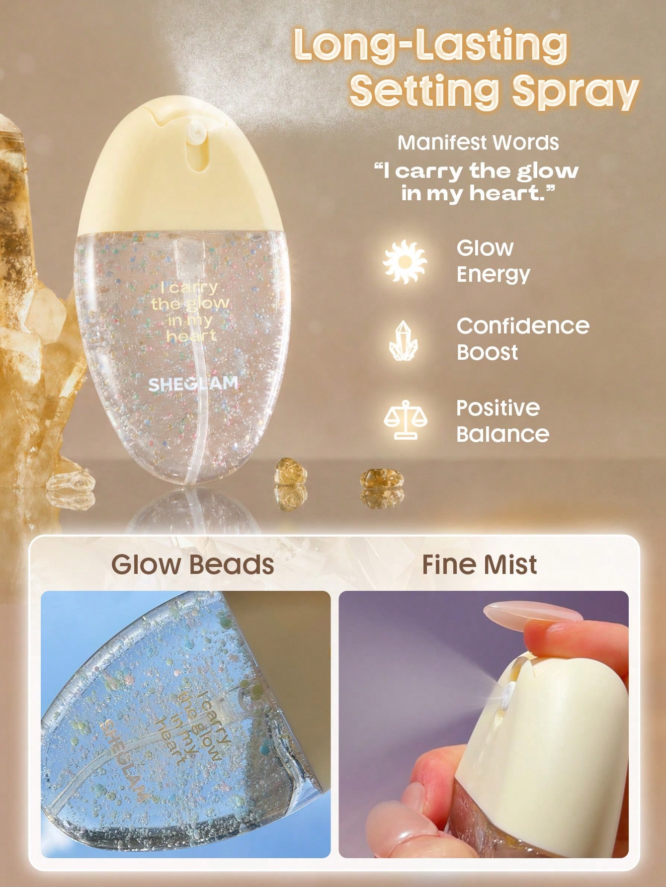 Crystal Intentions Vibe Shield Long-Lasting Setting Spray 3
