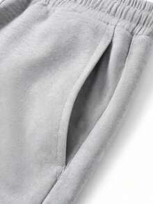 Gym Rark Men's Light Gray All-Season American Sports Outdoor 7/10 Length Pants, Gym - Light Grey - View 6