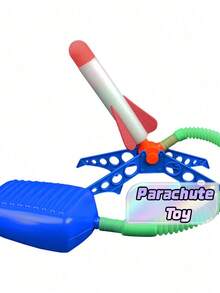 1pc Pedal Rocket Launch Toy, Parent-Child Interactive Game.Adiustable Angle, Can Change Multiple Angles To Launch,Preparing Birthday And Holiday Gifts For Children(Some Parts Are Sent Random) - Multicolor - View 1