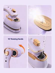 JMMO Handheld Portable Garment Steamer With US Plug, Mini Travel Steam Iron For Clothes, Fast Heat-Up Wrinkle Remover Handheld Fabric Steamer For Home Business Trip Travel - US B Type Plug(110-127V) - View 5