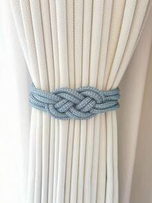 1 Fermacorda magnetico di lusso creativo senza foratura, design con nodo cinese e corda, adatto per tende spesse in camera da letto e soggiorno, idea regalo per compleanno e laurea - multicolore - Visualizzare 12