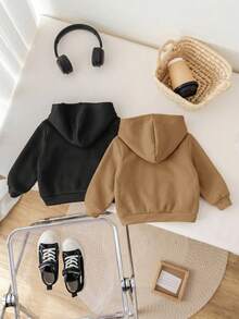 SHEIN 兒童 2件組小男孩秋冬夾克外套 - 彩色 - 查看 5