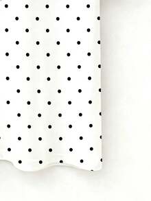 EMERY ROSE French Fresh Polka Dot Lemon Round Neck Plus Size T-Shirt Vacation White Summer Cute - Multicolor - View 4