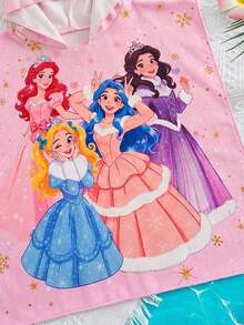 SHEIN 女婴可爱印花连帽罩衫，适合度假、海滩、泳池等各种场合，四季皆宜。 - 粉色 - 查看 8