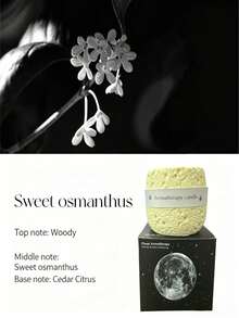 Cirelle 1pc Wabi-Sabi Concrete Scented Candle | Natural Soy Wax Candle With Volcanic Rock Texture Aromatherapy Cup - multi-flavor - View 15