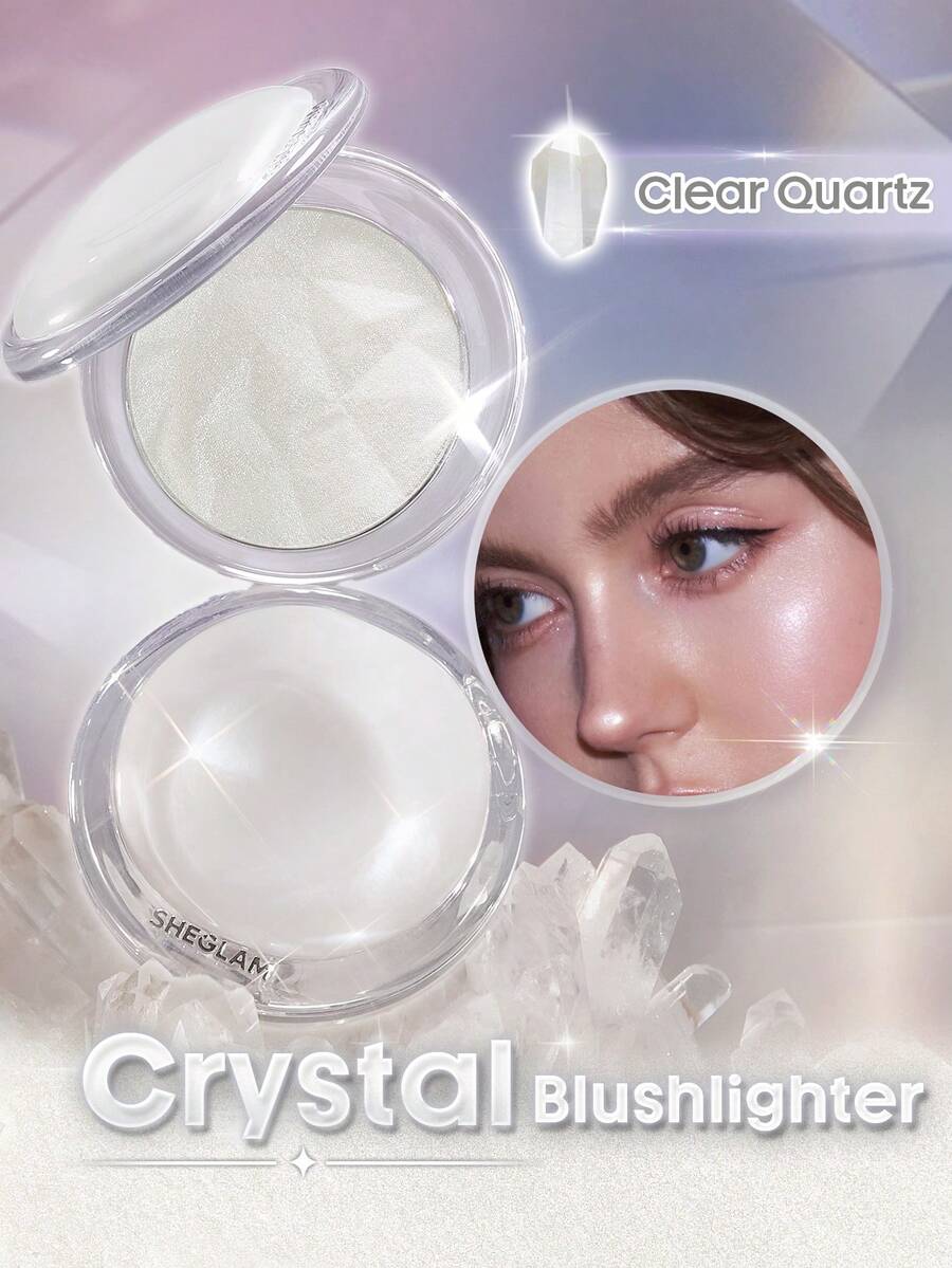 SHEGLAM Crystal Intentions High Vibration 腮紅提亮修容-Clear Quartz - 白水晶 - 查看 1
