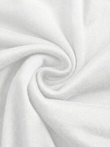 Slaydiva Casual Minimalist White Plus Size Padded Tank Top Suitable For Summer - White - View 7