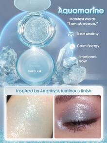 SHEGLAM Crystal Intentions Manifesting 閃耀亮片眼影-Aquamarine 品牌美妝化妝品 適合女士與女孩 - 天然海藍寶 - 查看 4