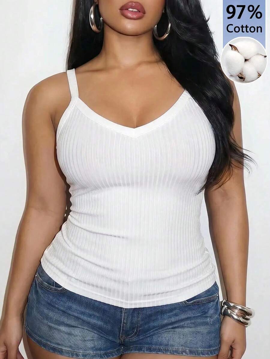 Slaydiva Plus Size Women Solid Color Pleated Slim Fit Versatile Casual Daily Top Bussines Lounge White Summer - White - View 1