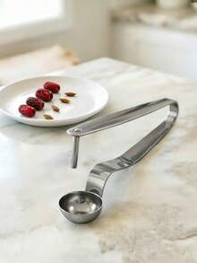 Haus Hana Red Dates Corer Jujube Pitter Cherry Olive Corer Stainless Steel Fruit Core Remover Seed Push Out Tool Vegetable Tools Kitchen Gadgets - Silver - View 2