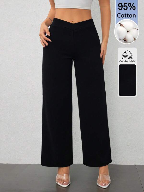 SHEIN PETITE 2026 Women's Spring/Summer Resort Collection: New Black Suit-Style Straight-Leg Pants. Perfect For Casual Everyday Wear, Ideal For Outings, The Beach, Fashion-Forward Looks, Leisure, Commuting, Vacations, Romantic Occasions, And Daily Use. Versatile Styling Options. Perfect For Everyday Wear, Casual Looks, Vacations, Cruises, The Beach, Sunbathing, Bestsellers, Street Style, Wedding Guest Attire, Bohemian Style, Commuting, Brunch, And Airport Outfits.