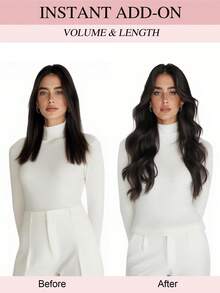 Seamless Clip Ins 7pcs Straight 4# Dark Brown 130g/150g Full Head Seamless PU Clip Ins Extensions 100% Cuticle Aligned Double Drown Remy Human Hair HQ Invisible Clip In Hair Extensions - S4 - View 5
