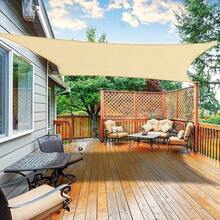 1pc Waterproof Sun Shade Sail, Outdoor Canopy, Garden Sunshade Cloth, Rectangular Shape, Suitable For Balcony, Yard, Parking Lot, Swimming Pool - 1pc shade cloth - View 8