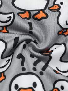 Notgurli Celana Dalam Boxer Pria Motif Kartun Bebek untuk Musim Dingin, Lucu dan Menggemaskan - MultiWarna - View 4