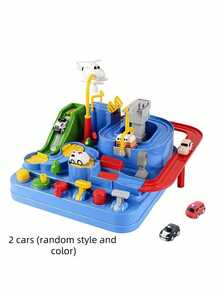 Adventure Track Set With Inertia Powered Cars Parking Garage Suitable For Children Over The Age Of Three Interactive Play Parent Child Bonding Educational Learning Activity Christmas Stocking Fillers Holiday Gift Ideas For Kids Family Game Night Must Haves - Multicolor - View 5