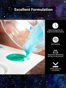 32 Ounce Epoxy Resin - Crystal Clear Epoxy Resin Kit, Non-Yellowing & Bubble-Free Art Resin For Arts & Crafts, Jewelry Making, Wood Projects And Resin Molds (2 X 16 Ounces) - 16oz/472ml - View 4