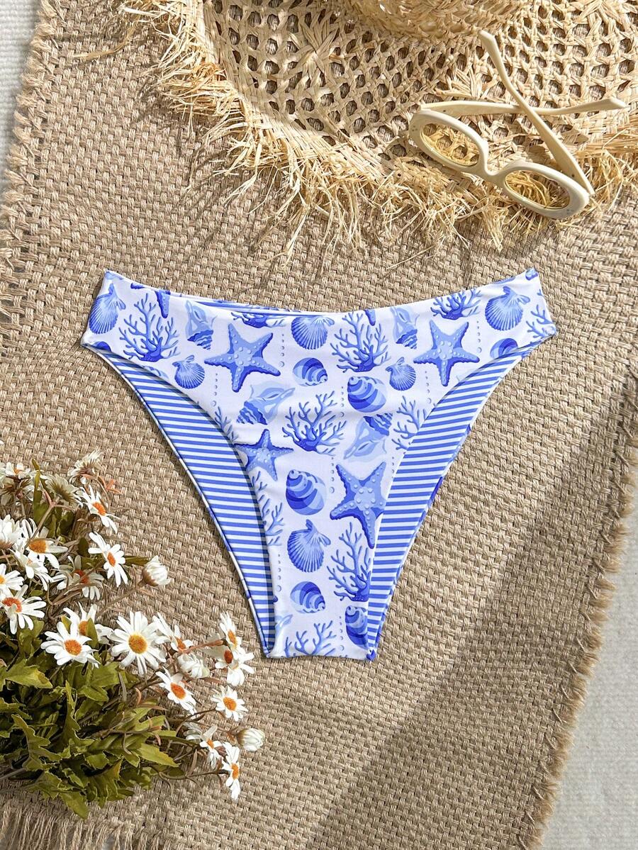 Swim Basics 女款陽光沙灘泳裝泳褲 - 彩色 - 查看 1