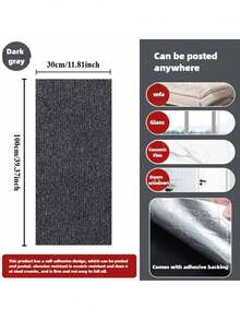 1PC Self Adhesive Cat Scratch Furniture Protector Pad Anti Scratching Couch Sofa Protector DIY Cat Tree Scratch Guard For Indoor Cat Cat Supplies Pet Furniture Protector - 30*100cm - View 17