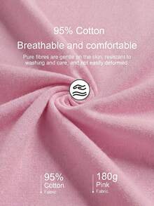 SHEIN ICON 95%棉质休闲抽绳不对称下摆修身抹胸上衣，粉色 - 粉色 - 查看 3