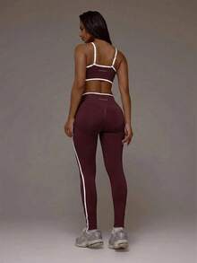 Musera Sport 女款運動T恤與背心 - 酒紅色 - 查看 2