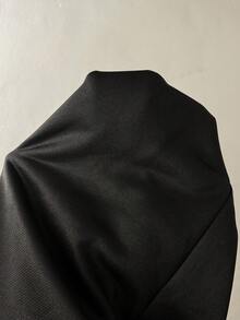 SHEIN PETITE 2026女款春夏黑色復古美式風腰帶繫帶長褲，適合通勤、派對、休閒穿著及其他場合 - 黑色 - 查看 8