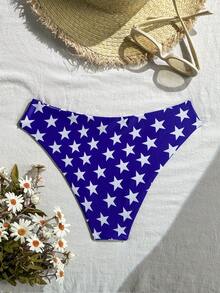 Swim Basics 女款全身印花海灘度假泳褲 - 彩色 - 查看 2