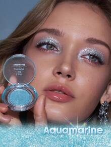SHEGLAM Crystal Intentions Manifesting 閃耀亮片眼影-Aquamarine 品牌美妝化妝品 適合女士與女孩 - 天然海藍寶 - 查看 3