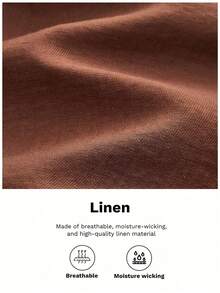 Maija Plus Size Brown Summer Casual Business Vacation Linen 2 Piece Set For Women, Sleeveless One Shoulder Top And Wide Leg Pants Outfits Gym - Rust Brown - View 8