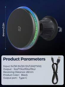 Teckwe 汽車無線充電器，QI無線充電標準 - 無線充 - 查看 6