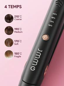 JMMO Pelurus Rambut Flat Iron dengan Steker AS, Pelurus Rambut Keramik dengan Suhu yang Dapat Diatur 150-210°C, Pelurus Anti-Luka Bakar untuk Semua Jenis Rambut, Penggunaan di Rumah dan Salon - Steker Tipe AS A (110-127V) - View 4
