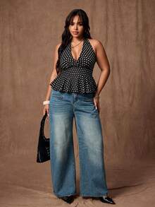 Rustia Tank Top Cami Berbahan Gelembung Ukuran Besar, Gaya Liburan Kasual, Nyaman, dan Imut - Hitam - View 1