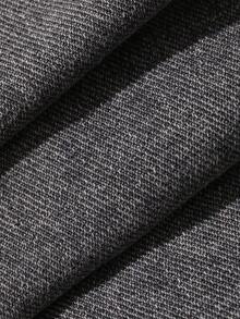 Dazy Plus 女款大尺碼寬鬆香蕉褲長褲，中腰裝飾設計，都市休閒百搭牛仔褲，春夏適用 - 灰色 - 查看 3