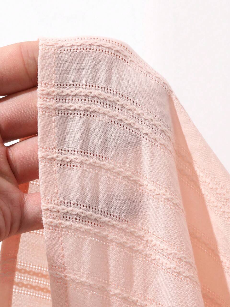 Women's Spring/Autumn Casual Daily Work Commute Minimalist Solid Color Textured Fabric Long Sleeve Shirt