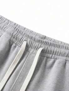 Gym Rark Men's Light Gray All-Season American Sports Outdoor 7/10 Length Pants, Gym - Light Grey - View 7