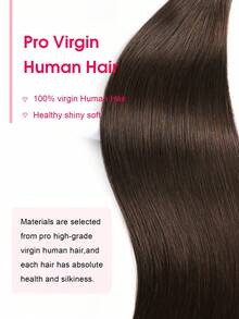 Tóc nối bằng băng dính vô hình Cuticle Remy liền mạch tiêm thủ công chất lượng chuyên nghiệp tóc người nguyên chất tóc nối bằng băng dính vô hình tóc người tự nhiên màu đen 10 chiếc 25g tóc thẳng băng dính băng dính tóc nối - S2 - Xem 4