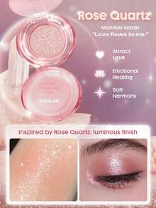 SHEGLAM Crystal Intentions Manifesting Glow Glitter Eyeshadow-Rose Quartz - Rose Quartz - View 4